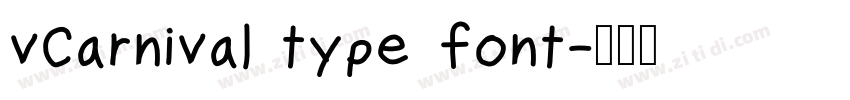 vCarnival type font字体转换 vCarnival type font字体转换